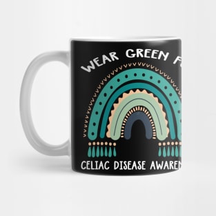 Wear Green For Celiac Disease Awareness Celiac Disease Mug